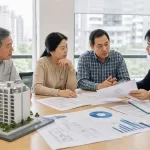 都市更新權利變換估價報告與權利價值異議討論示意圖