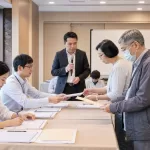 更新會會員大會簽到與委託書確認示意圖