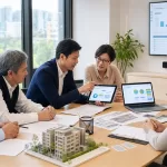 更新會成員使用數位管理系統整理會員產權與會議資料示意圖