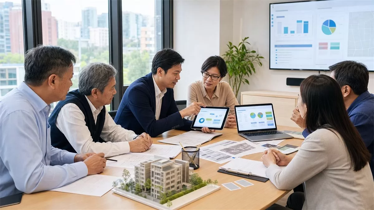 更新會成員使用數位管理系統整理會員產權與會議資料示意圖